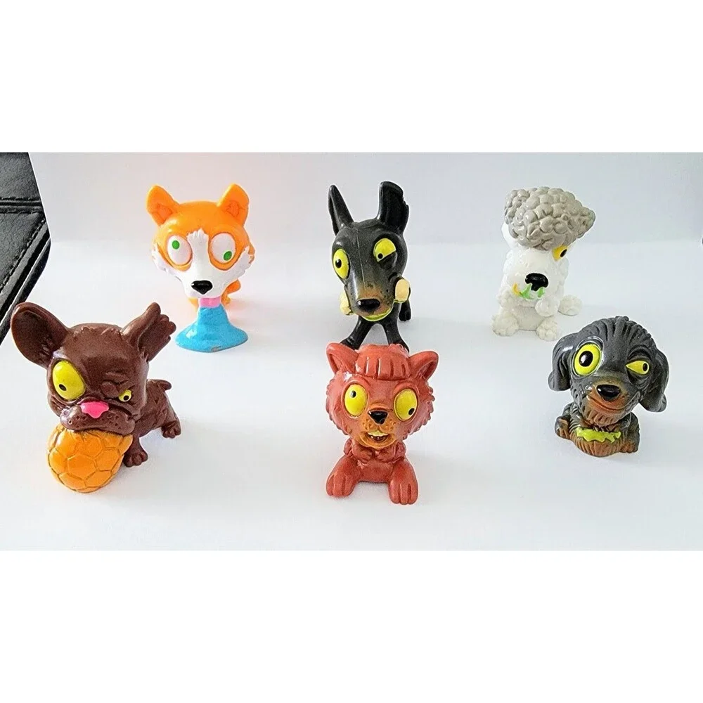 Moose The Ugglys Pet Shop Toys Figure Lot of 17 Dogs Crab Monkey